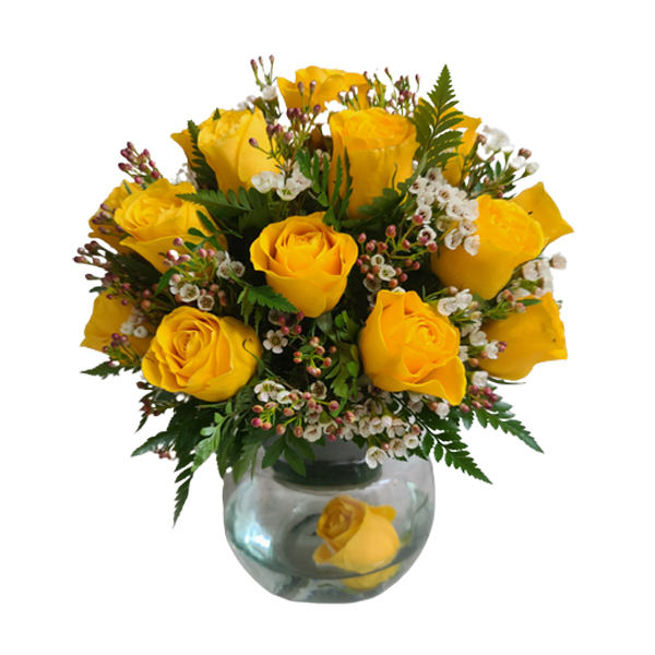 Yellow Rose Flower Arrangements
